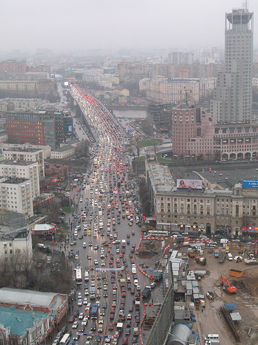 Moscow traffic