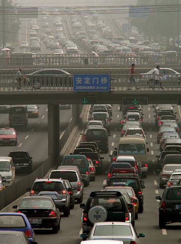 Beijing traffic.