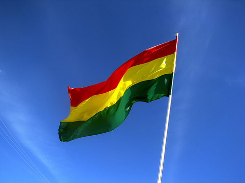 Bolivian flag.