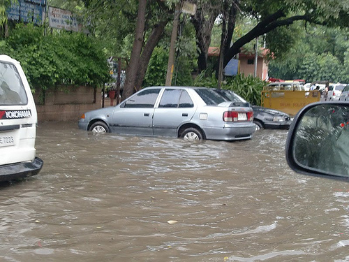 flood in New Delhi