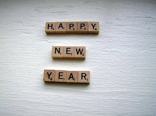 Scrabble Happy New Year
