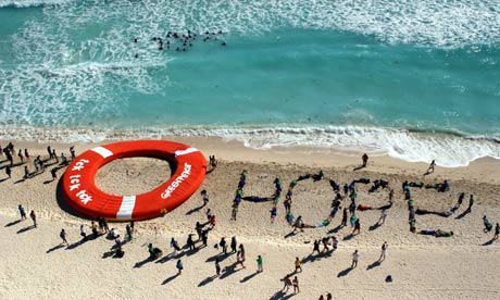 Hope on the beach