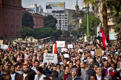 protesters in Cairo