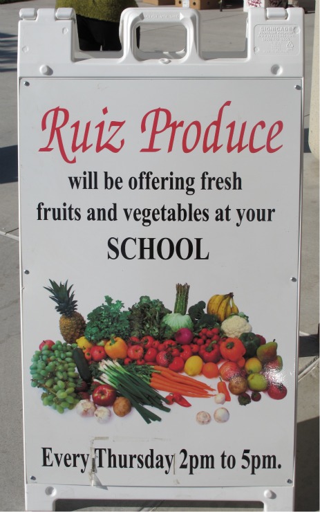 Produce sign