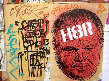 Rush Limbaugh graffiti