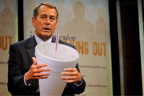Boehner with cup