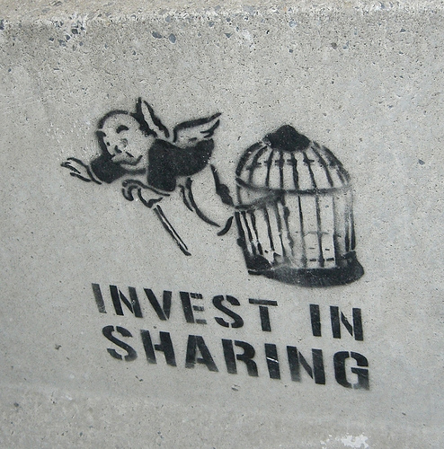 Invest in Sharing graffiti