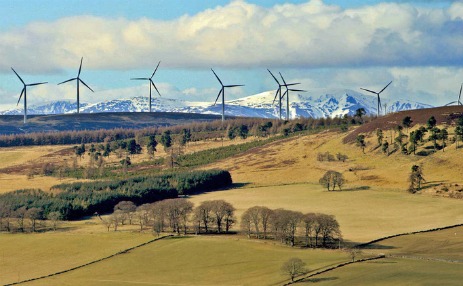 wind turbines in Scotland