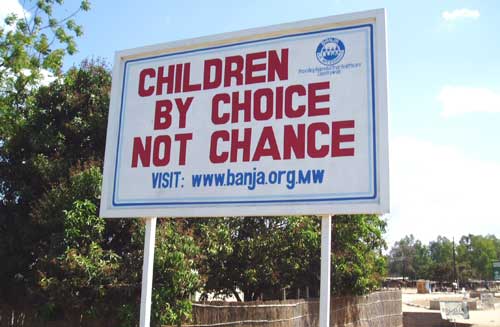 sign: "children by choice not chance"