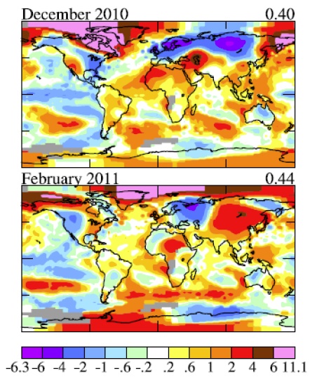 temperature anomaly map