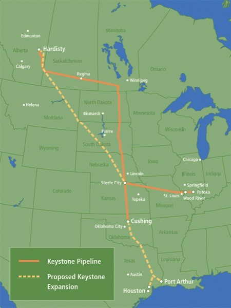 Keystone map.