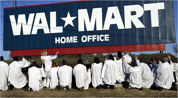 Reverend Billy and Walmart.