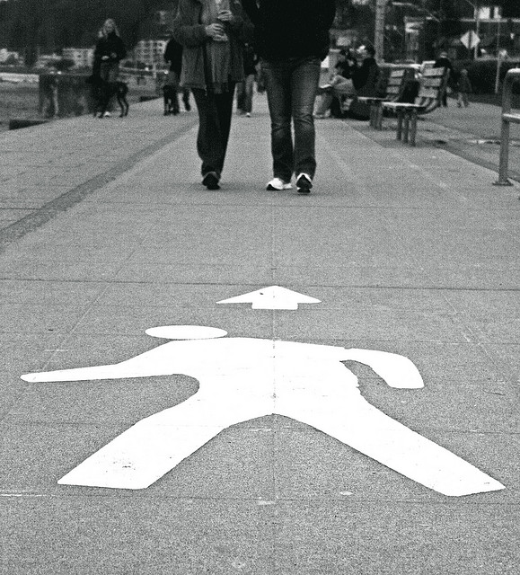 Seattle pedestrians