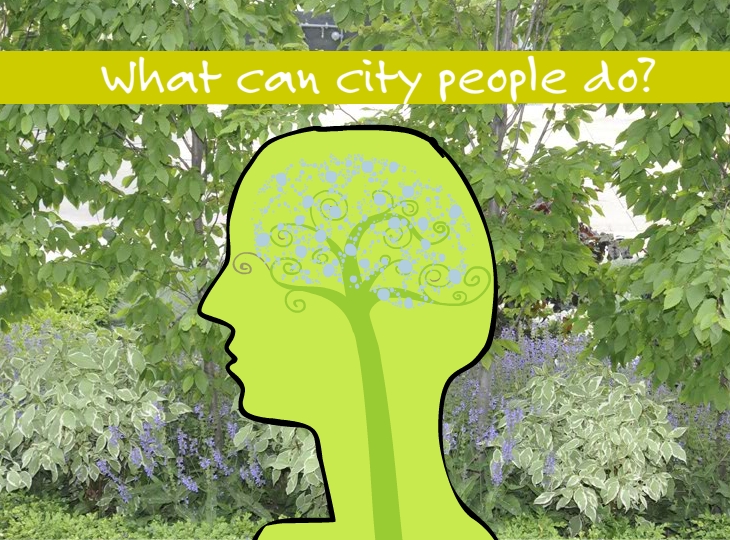 What can city people do?