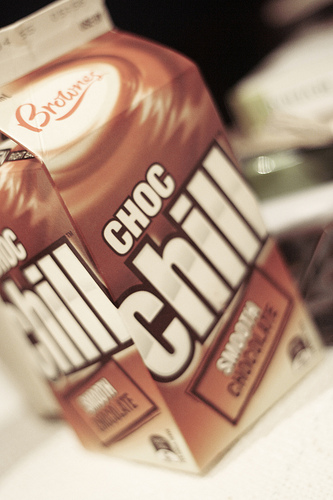 Chocolate milk.