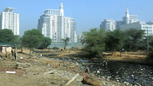 View of Gurgaon, India