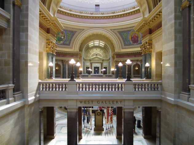 Capitol building interior.