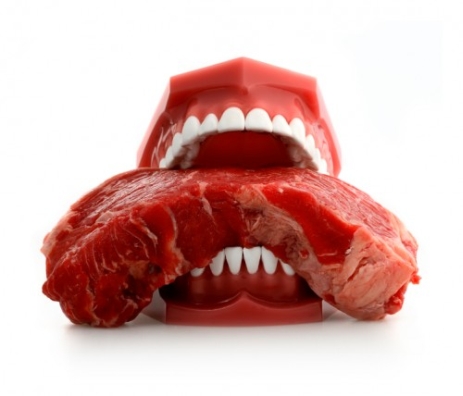 Meat mouth.