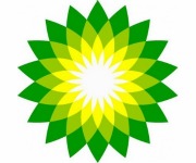 BP's logo is of an offshore rig exploding with money.