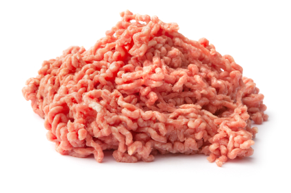 Ground meat.