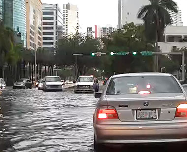 Flood in Miami.