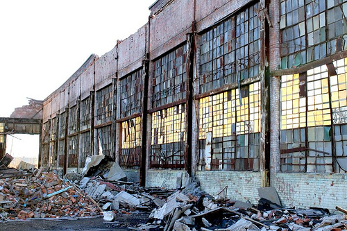 Packard plant ruins Detroit