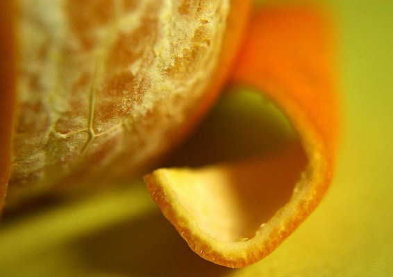 Tangerine peel.