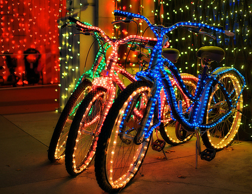 Christmas bikes