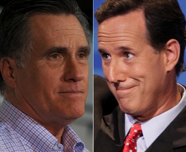Romney and Santorum