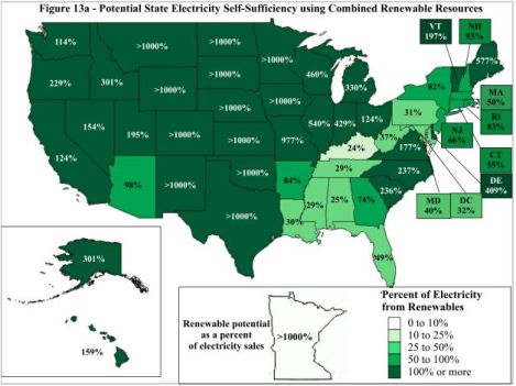 ILSR: energy self-sufficient states