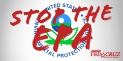 "stop the EPA" graphic from Cruz website