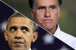 President Barack Obama and Mitt Romney.