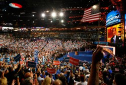 Democratic National Convention on first night
