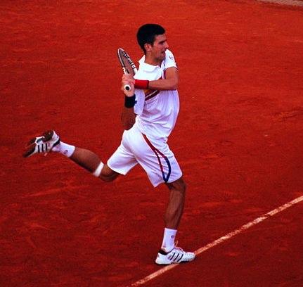 This just felt like the most appropriate photo of Djokovic to use, somehow.