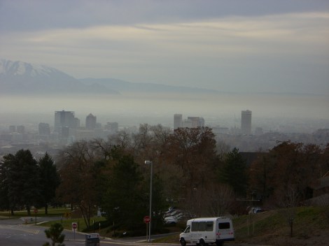 Smog over Salt Lake City, 2006