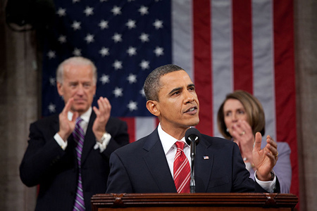 Obama delivers the 2010 State of the Union