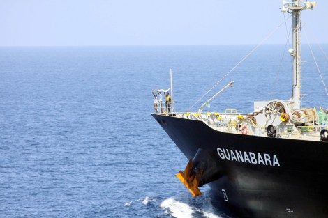 Pirates surrender to a U.S. Navy vessel near Somalia in 2011