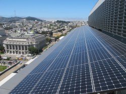 Solar panels in San Francisco