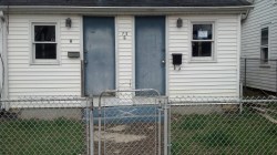 One of many houses in Keansburg that still stands empty. 