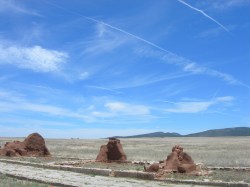 The ruins of Fort Union in Mora County, N.M.