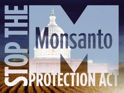 logo for "Stop the Monsanto Protection Act" campaign