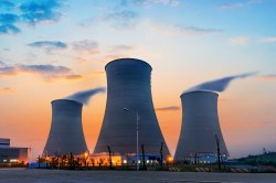 nuclear-power-plant-sunset