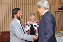 Rajendra Pachauri and John Kerry
