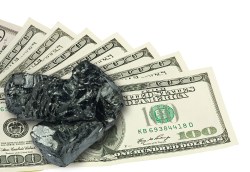 Coal on money