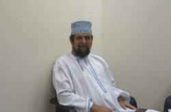 Gary Paul Nabhan in Oman, wearing desert mufti