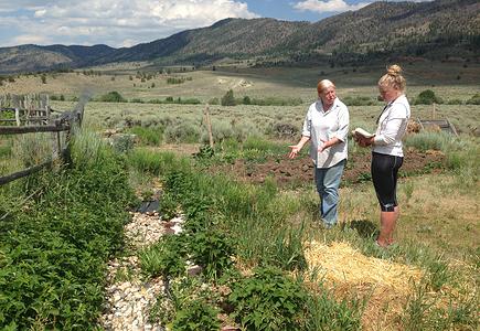 Celeste Havener of High Horse Farm in Centennial Valley, Wyo., said, "People told us it was impossible to grow here."