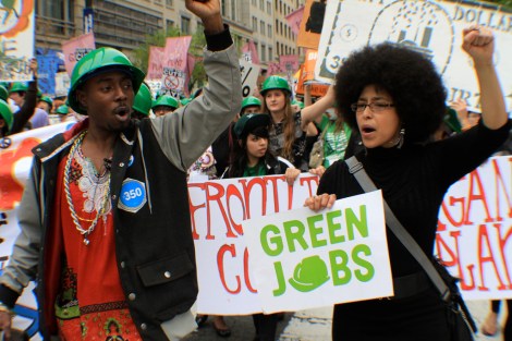 green jobs marchers