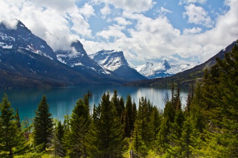 Saint Mary Lake in Glacier National Park