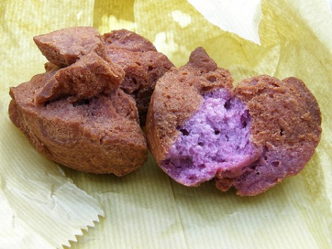 purple donut