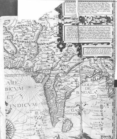 Linschoten's map of India